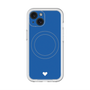 スリムプロテクションプレミアムケース with MagSafe［ オリジナル - 推し色ハート - ブルー ］