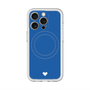 スリムプロテクションプレミアムケース with MagSafe［ オリジナル - 推し色ハート - ブルー ］