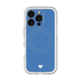 スリムプロテクションプレミアムケース with MagSafe［ オリジナル - 推し色ハート - ブルー ］