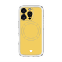 スリムプロテクションプレミアムケース with MagSafe［ オリジナル - 推し色ハート - イエロー ］