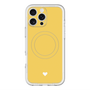 スリムプロテクションプレミアムケース with MagSafe［ オリジナル - 推し色ハート - イエロー ］