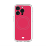 スリムプロテクションプレミアムケース with MagSafe［ オリジナル - 推し色ハート - レッド ］