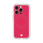 スリムプロテクションプレミアムケース with MagSafe［ オリジナル - 推し色ハート - レッド ］