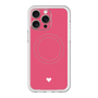 スリムプロテクションプレミアムケース with MagSafe［ オリジナル - 推し色ハート - レッド ］