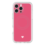 スリムプロテクションプレミアムケース with MagSafe［ オリジナル - 推し色ハート - レッド ］
