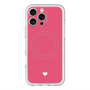 スリムプロテクションプレミアムケース with MagSafe［ オリジナル - 推し色ハート - レッド ］