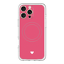スリムプロテクションプレミアムケース with MagSafe［ オリジナル - 推し色ハート - レッド ］