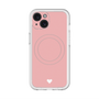スリムプロテクションプレミアムケース with MagSafe［ オリジナル - 推し色ハート - ピンク ］