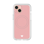 スリムプロテクションプレミアムケース with MagSafe［ オリジナル - 推し色ハート - ピンク ］