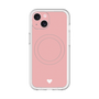 スリムプロテクションプレミアムケース with MagSafe［ オリジナル - 推し色ハート - ピンク ］