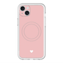 スリムプロテクションプレミアムケース with MagSafe［ オリジナル - 推し色ハート - ピンク ］