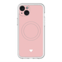 スリムプロテクションプレミアムケース with MagSafe［ オリジナル - 推し色ハート - ピンク ］