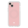 スリムプロテクションプレミアムケース with MagSafe［ オリジナル - 推し色ハート - ピンク ］