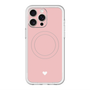 スリムプロテクションプレミアムケース with MagSafe［ オリジナル - 推し色ハート - ピンク ］