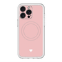 スリムプロテクションプレミアムケース with MagSafe［ オリジナル - 推し色ハート - ピンク ］