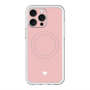 スリムプロテクションプレミアムケース with MagSafe［ オリジナル - 推し色ハート - ピンク ］