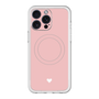 スリムプロテクションプレミアムケース with MagSafe［ オリジナル - 推し色ハート - ピンク ］