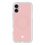 スリムプロテクションプレミアムケース with MagSafe［ オリジナル - 推し色ハート - ピンク ］