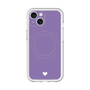 スリムプロテクションプレミアムケース with MagSafe［ オリジナル - 推し色ハート - パープル ］
