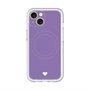 スリムプロテクションプレミアムケース with MagSafe［ オリジナル - 推し色ハート - パープル ］