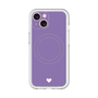 スリムプロテクションプレミアムケース with MagSafe［ オリジナル - 推し色ハート - パープル ］