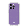 スリムプロテクションプレミアムケース with MagSafe［ オリジナル - 推し色ハート - パープル ］