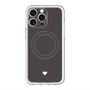 スリムプロテクションプレミアムケース with MagSafe［ オリジナル - 推し色ハート - ブラック ］