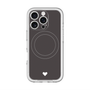 スリムプロテクションプレミアムケース with MagSafe［ オリジナル - 推し色ハート - ブラック ］