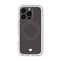 スリムプロテクションプレミアムケース with MagSafe［ オリジナル - 推し色ハート - ブラック ］