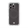 スリムプロテクションプレミアムケース with MagSafe［ オリジナル - 推し色ハート - ブラック ］