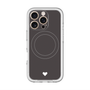 スリムプロテクションプレミアムケース with MagSafe［ オリジナル - 推し色ハート - ブラック ］
