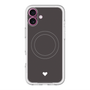 スリムプロテクションプレミアムケース with MagSafe［ オリジナル - 推し色ハート - ブラック ］
