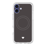 スリムプロテクションプレミアムケース with MagSafe［ オリジナル - 推し色ハート - ブラック ］