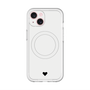 スリムプロテクションプレミアムケース with MagSafe［ オリジナル - 推し色ハート - ホワイト ］