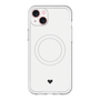 スリムプロテクションプレミアムケース with MagSafe［ オリジナル - 推し色ハート - ホワイト ］