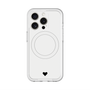 スリムプロテクションプレミアムケース with MagSafe［ オリジナル - 推し色ハート - ホワイト ］