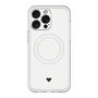スリムプロテクションプレミアムケース with MagSafe［ オリジナル - 推し色ハート - ホワイト ］