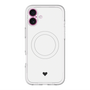 スリムプロテクションプレミアムケース with MagSafe［ オリジナル - 推し色ハート - ホワイト ］