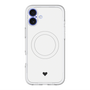 スリムプロテクションプレミアムケース with MagSafe［ オリジナル - 推し色ハート - ホワイト ］