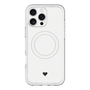 スリムプロテクションプレミアムケース with MagSafe［ オリジナル - 推し色ハート - ホワイト ］