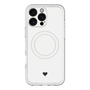 スリムプロテクションプレミアムケース with MagSafe［ オリジナル - 推し色ハート - ホワイト ］