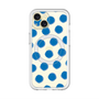 スリムプロテクションプレミアムケース with MagSafe［ オリジナル - 推し色水玉 - ブルー ］