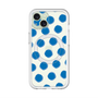スリムプロテクションプレミアムケース with MagSafe［ オリジナル - 推し色水玉 - ブルー ］