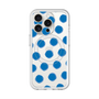 スリムプロテクションプレミアムケース with MagSafe［ オリジナル - 推し色水玉 - ブルー ］