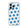 スリムプロテクションプレミアムケース with MagSafe［ オリジナル - 推し色水玉 - ブルー ］