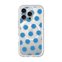 スリムプロテクションプレミアムケース with MagSafe［ オリジナル - 推し色水玉 - ブルー ］