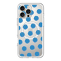 スリムプロテクションプレミアムケース with MagSafe［ オリジナル - 推し色水玉 - ブルー ］