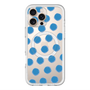 スリムプロテクションプレミアムケース with MagSafe［ オリジナル - 推し色水玉 - ブルー ］
