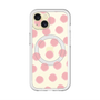 スリムプロテクションプレミアムケース with MagSafe［ オリジナル - 推し色水玉 - ピンク ］