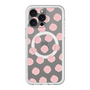 スリムプロテクションプレミアムケース with MagSafe［ オリジナル - 推し色水玉 - ピンク ］